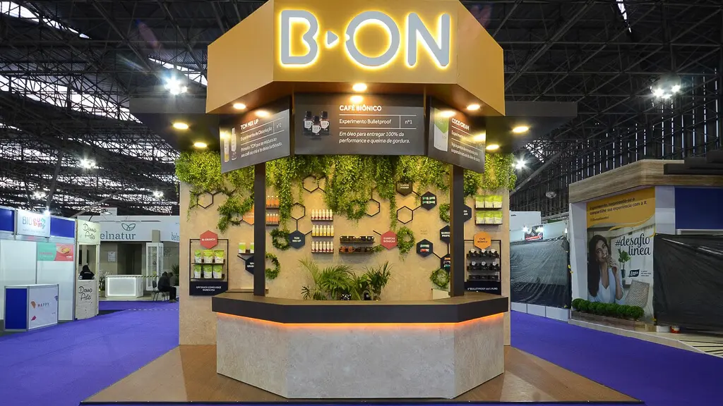 Montagem do stand do expositor BON que executamos na feira Natural 2019