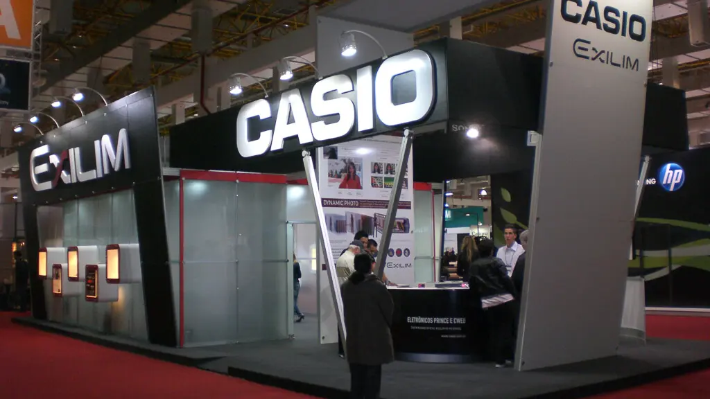 Montagem do stand do expositor Casio que executamos na feira Natural 2019