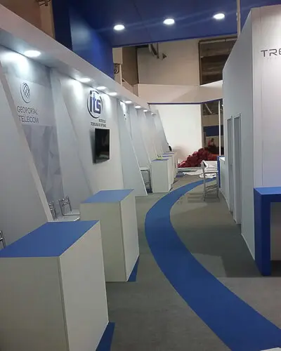 Montagem do stand do expositor ITS que executamos na feira Futurecom 2016