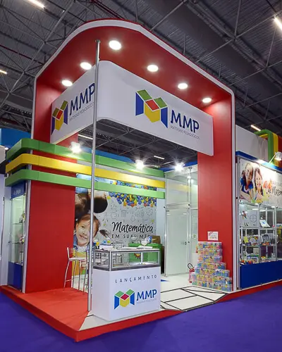 Montagem do stand do expositor MMP que executamos na feira Educar 2017