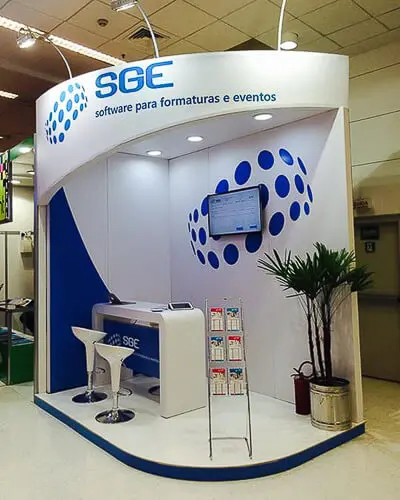 Montagem do stand do expositor SGE que executamos na feira Fotografar 2015