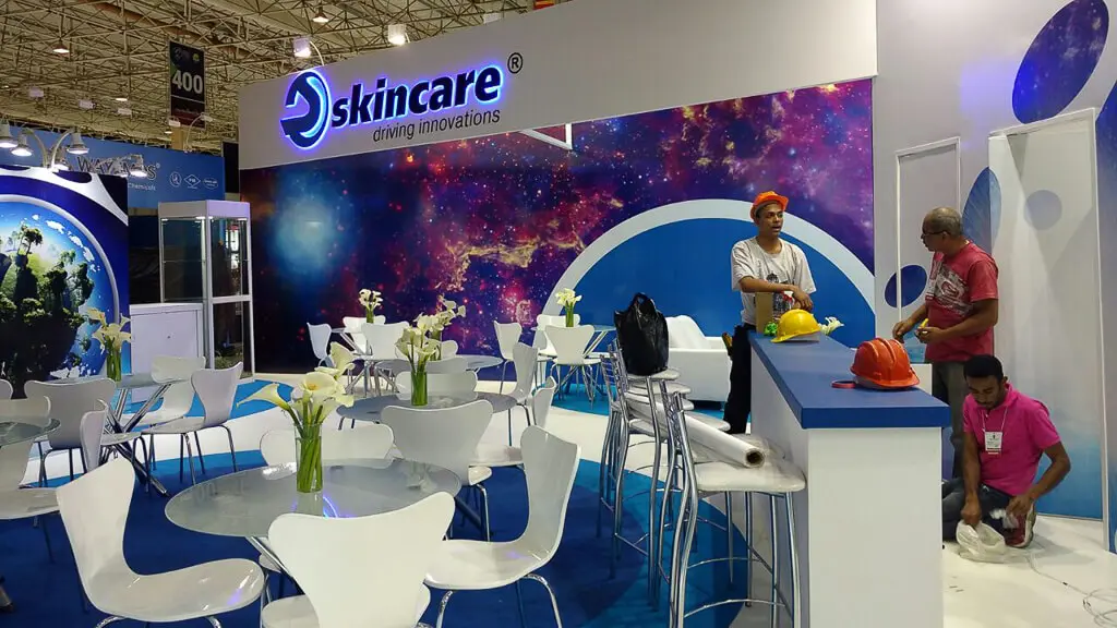 Montagem do stand do expositor BON que executamos na feira Natural 2019