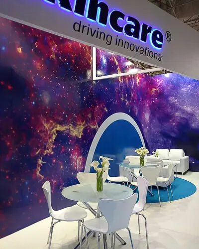 Montagem do stand do expositor Skincare que executamos na feira FISP 2016