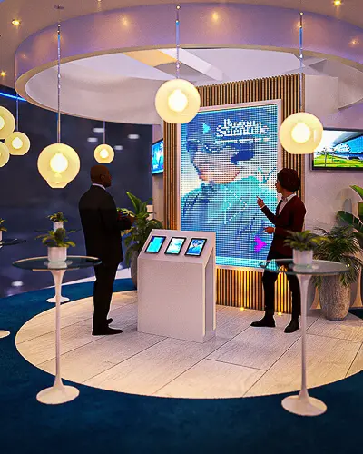 Visualização 360 graus do projeto do expositor Boston Scientific no congresso SBHCI 2022