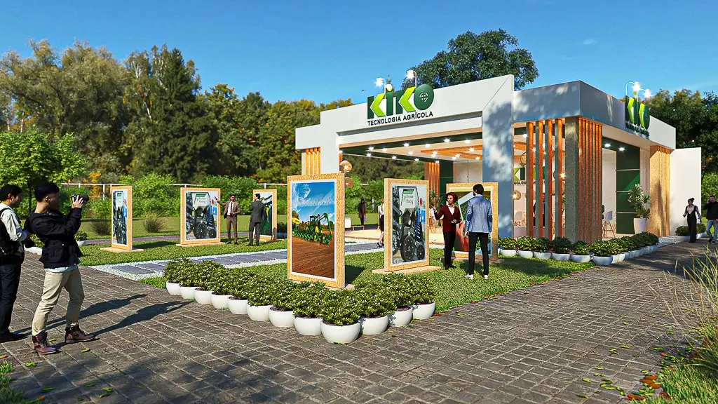 Projeto de stand externo do expositor Kiko que criamos para a feira Rondônia Rural 2019