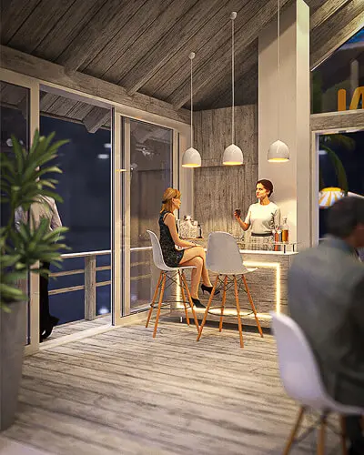Projeto de stand do expositor Win que criamos para a feira Intersolar 2021